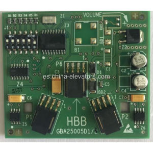 GBA25005D1 Tablero de HBB para OTIS Elevator LOP HPI